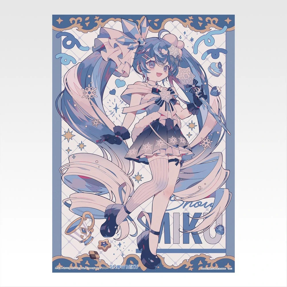 Ichiban Kuji Snow Miku All Stars - S Prize Clear Posters (16 Types)