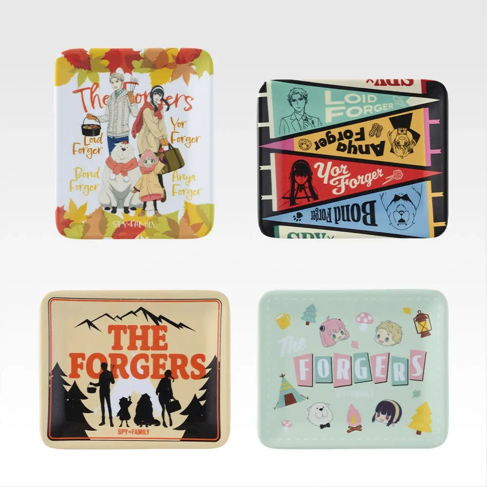 Ichiban Kuji Spy X Family Get ready to have fun! - E Prize Visual Tray Complete Set of 4 Types