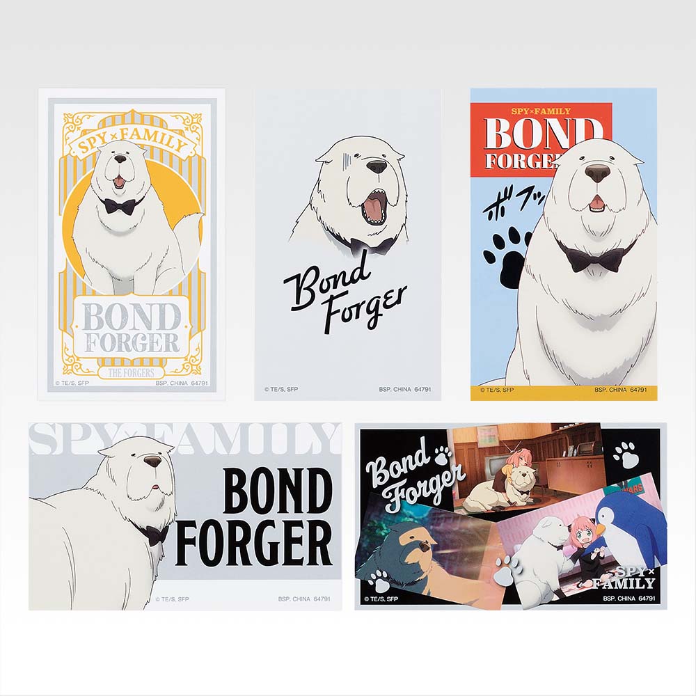 Ichiban Kuji Spy × Family Thanks for Being You - F Prize Sticker Set Complete Set of 6 Types