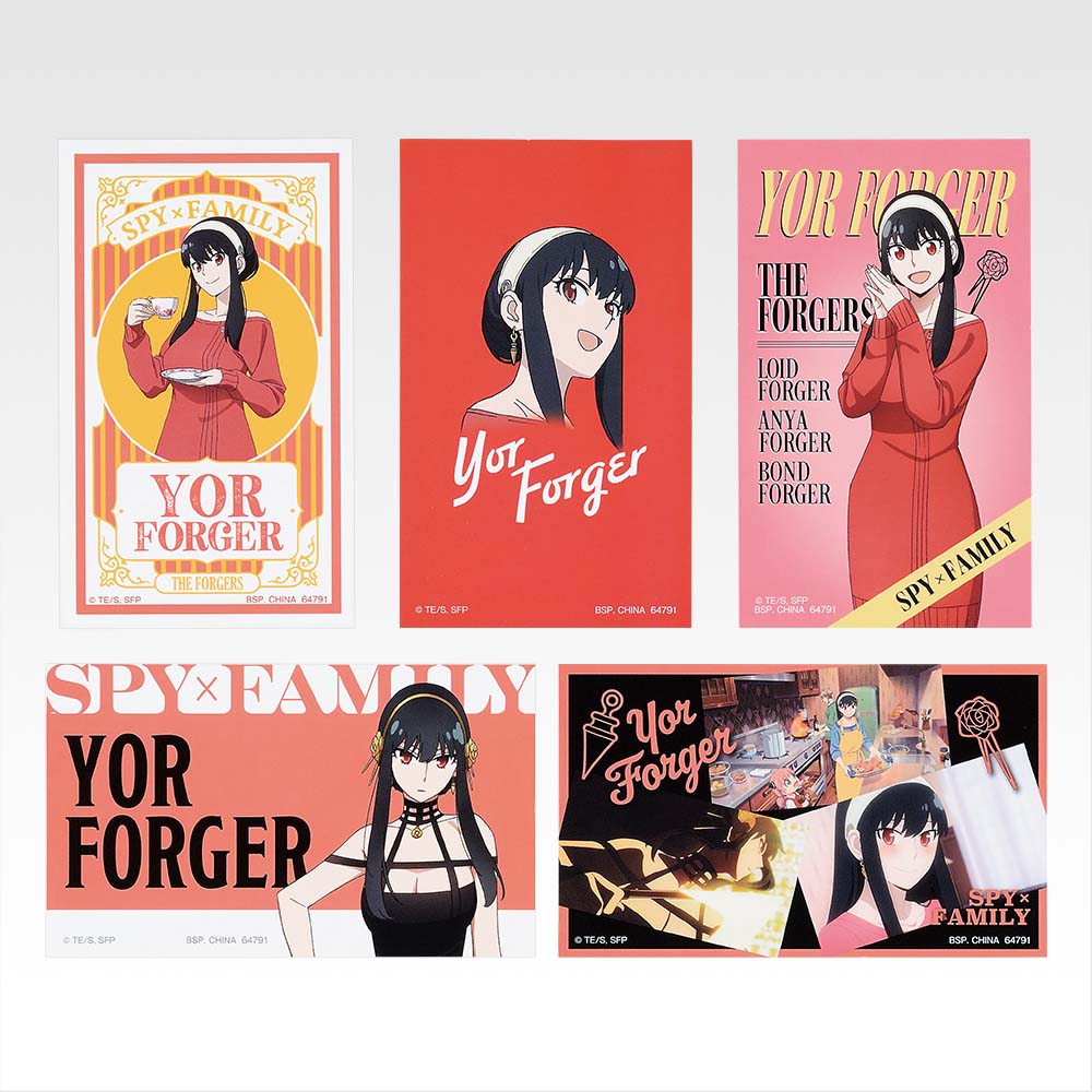 Ichiban Kuji Spy × Family Thanks for Being You - F Prize Sticker Set Complete Set of 6 Types