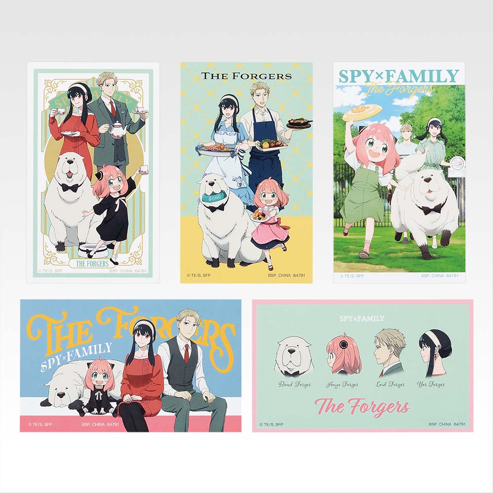 Ichiban Kuji Spy × Family Thanks for Being You - F Prize Sticker Set Complete Set of 6 Types