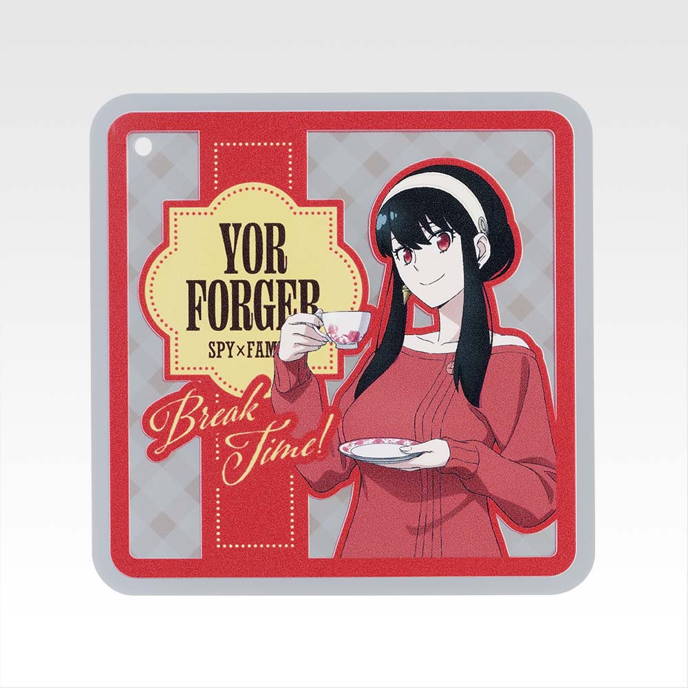 Ichiban Kuji Spy × Family Thanks for Being You - G Prize Rubber Coaster Complete Set of 7 Types
