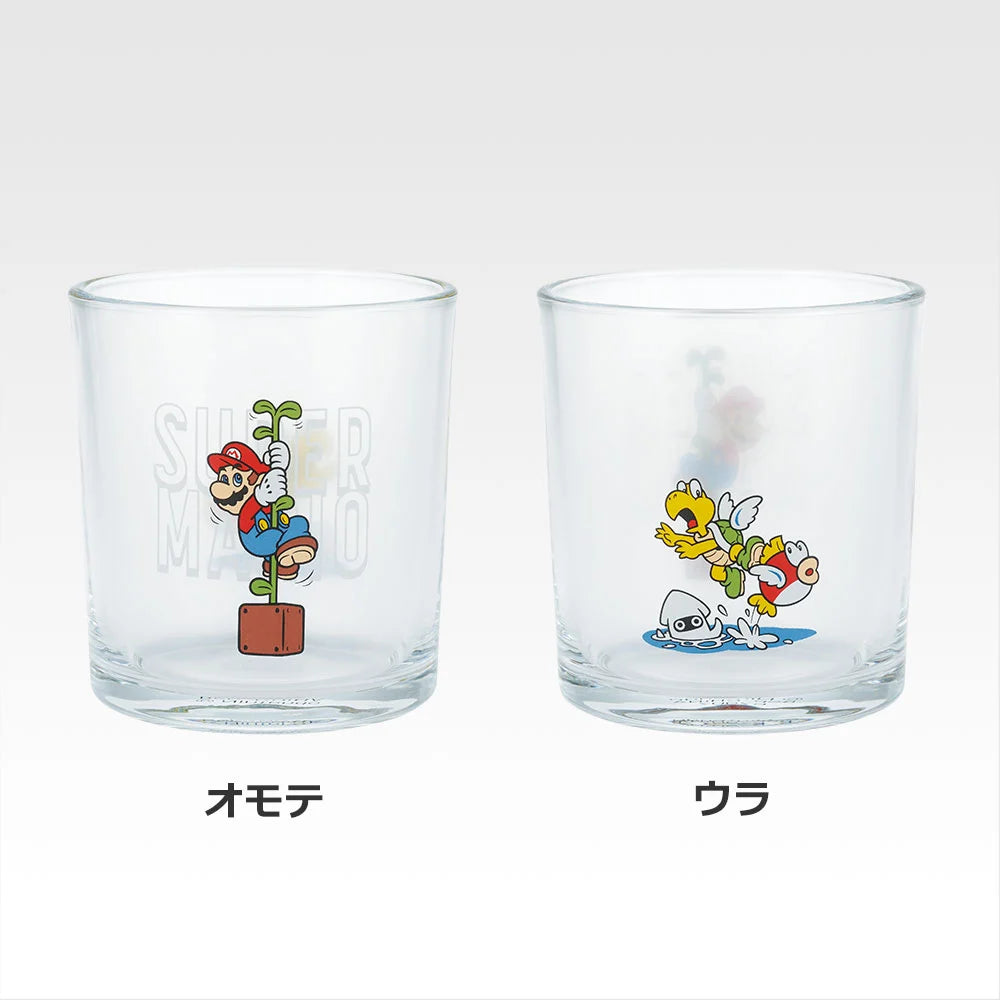 Ichiban Kuji Super Mario: Mario & Friends Always Together - D Prize Glass Collection Complete Set of 4 Types