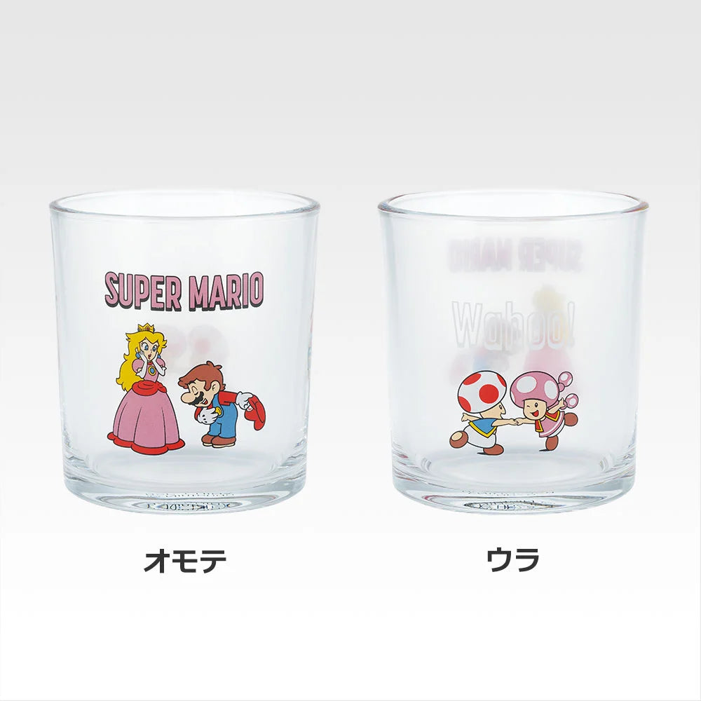 Ichiban Kuji Super Mario: Mario & Friends Always Together - D Prize Glass Collection Complete Set of 4 Types
