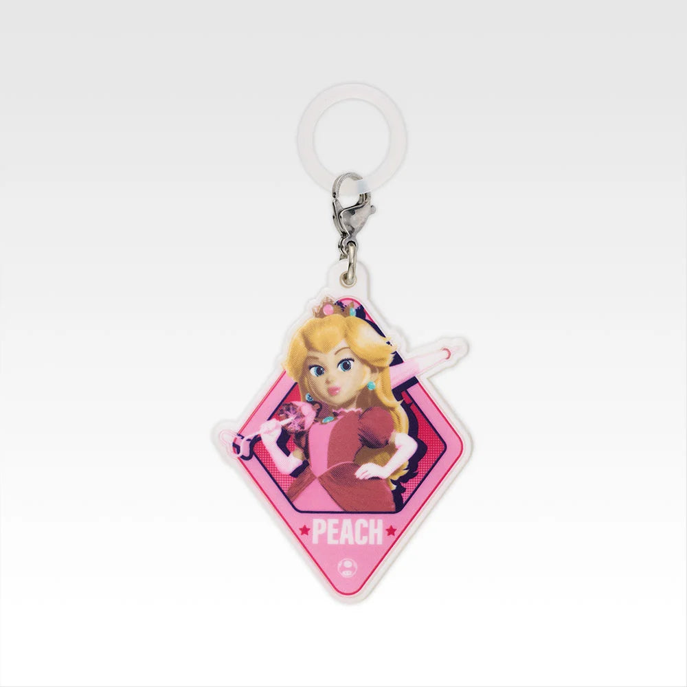 Ichiban Kuji The Super Mario Galaxy Movie - H Prize Puffy Rubber Marker Charm Complete Set of 10 Types