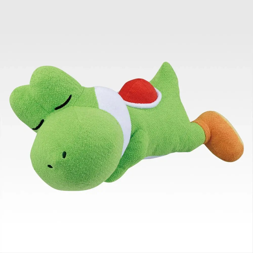 Ichiban Kuji The Super Mario with YOSHI - Last One Prize Sleeping Yoshi Plush Toy
