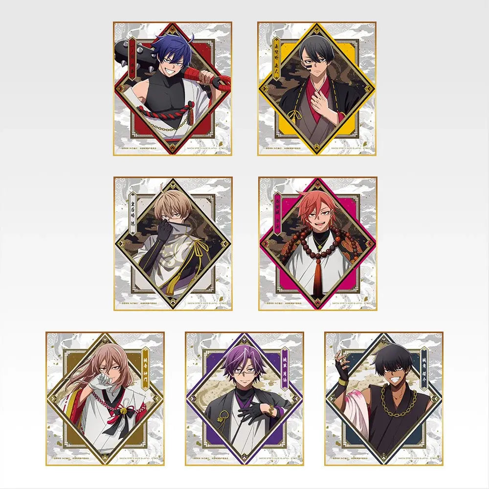 Ichiban Kuji Tougen Anki 2 - H Prize Mini Shikishi Complete Set of 7 Types