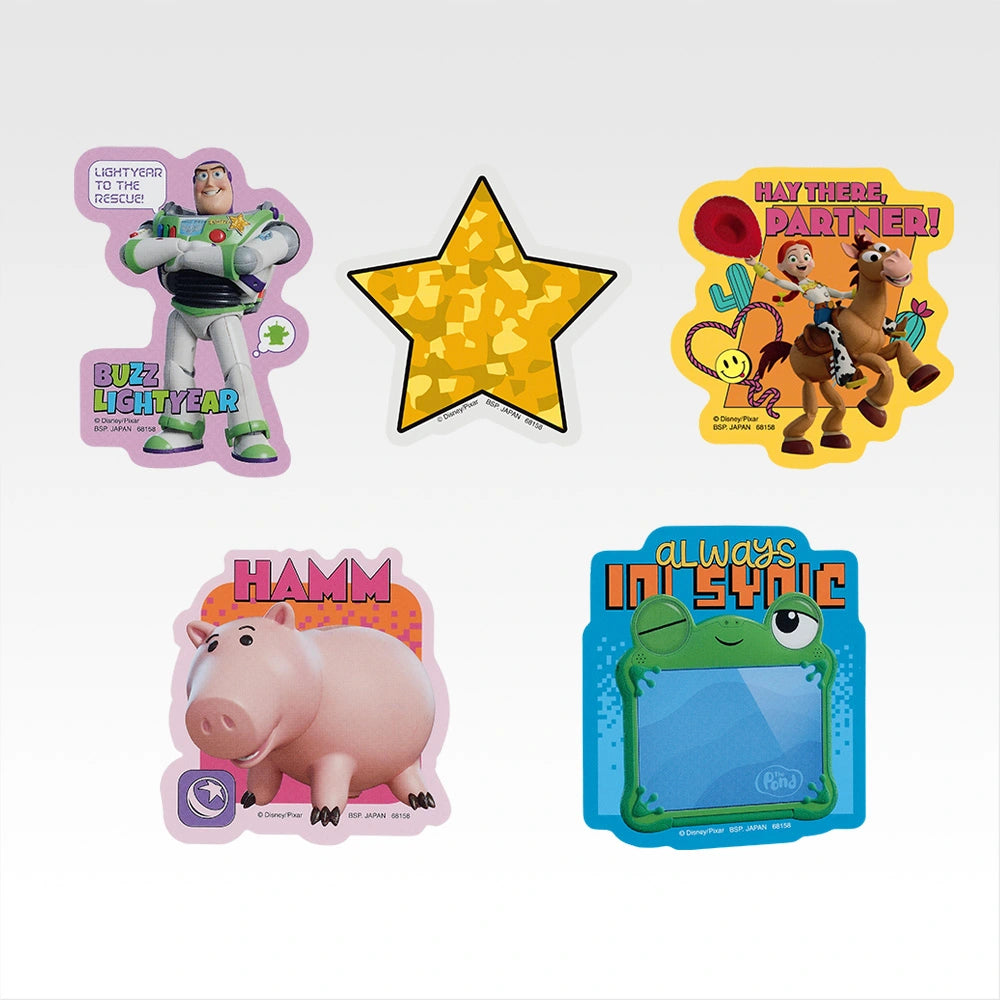 Ichiban Kuji Toy Story 5 - G Prize Flake Stickers Complete Set of 10 Types