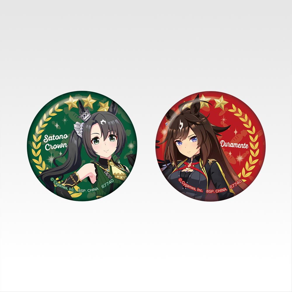Ichiban Kuji Uma Musume Pretty Derby 12th Edition - E Prize Can Badge Set Complete Set of 10 Types