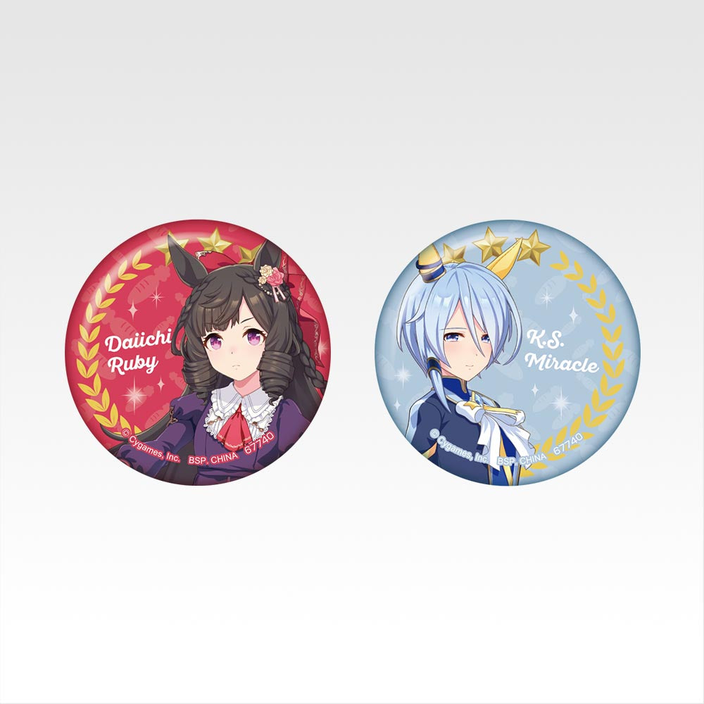 Ichiban Kuji Uma Musume Pretty Derby 12th Edition - E Prize Can Badge Set Complete Set of 10 Types