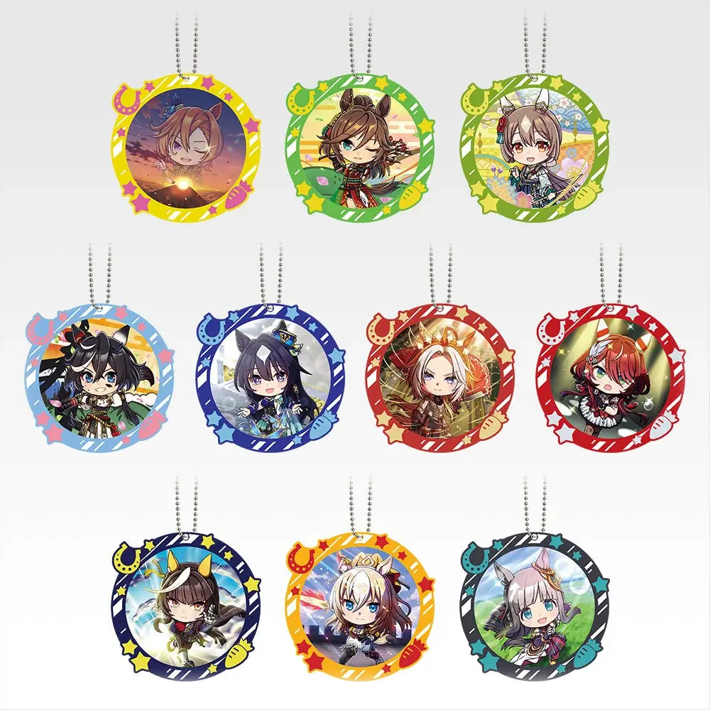Ichiban Kuji Uma Musume Pretty Derby 13th Edition - H Prize Full Color Rubber Charm Complete Set of 10 Types