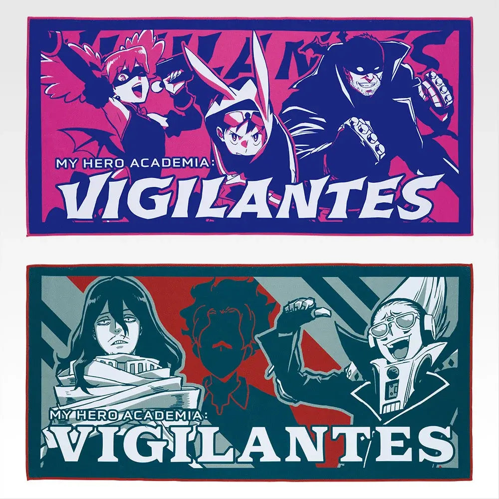 Ichiban Kuji Vigilantes My Hero Academia ILLEGALS - E Prize Big Towel Complete Set of 2 Types