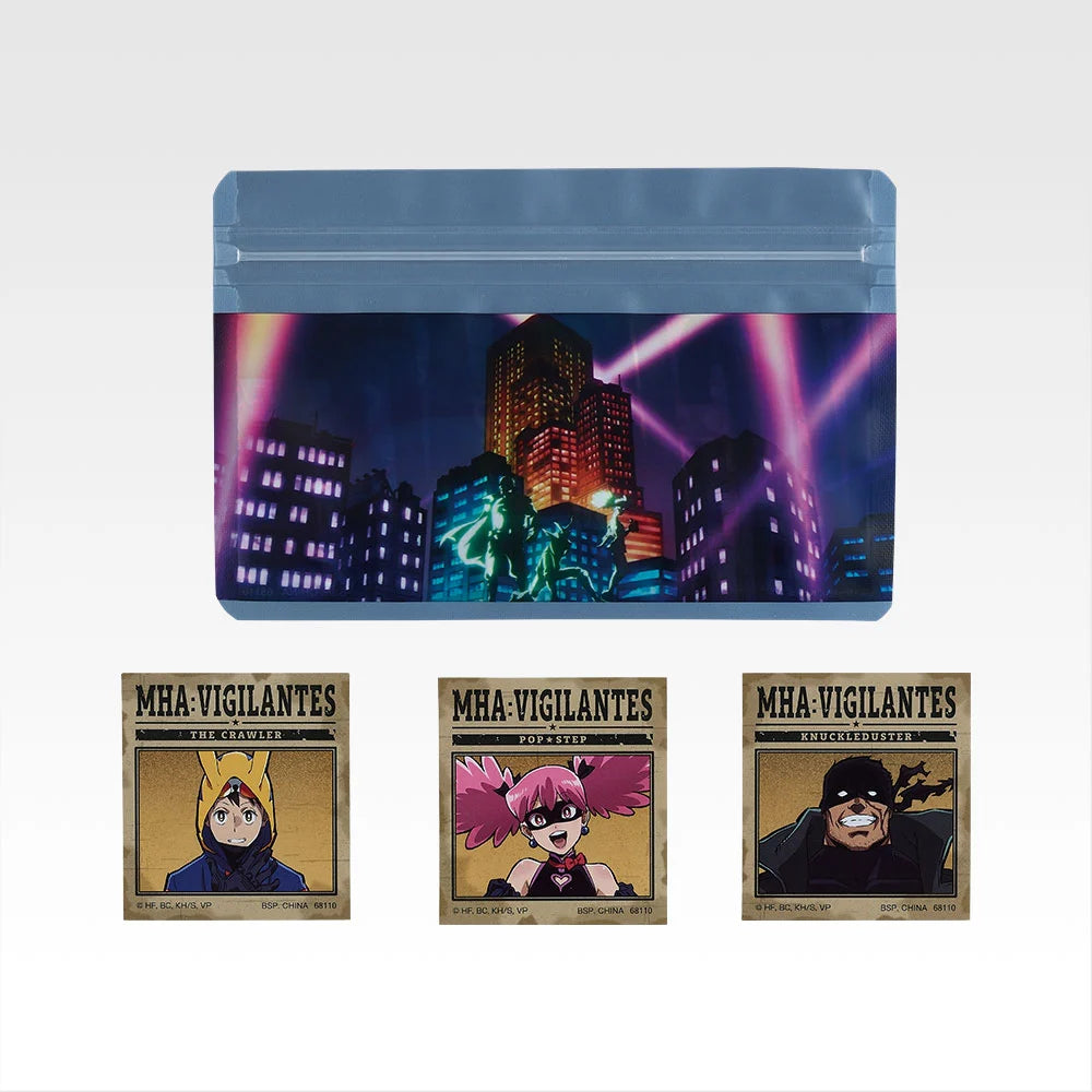Ichiban Kuji Vigilantes My Hero Academia ILLEGALS - H Prize Zipper Bag & Stickers Complete Set of 10 Types