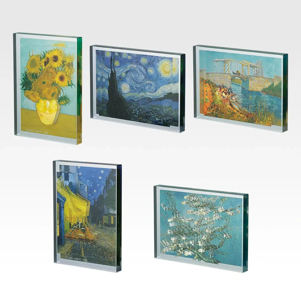 Ichiban Kuji Vincent Van Gogh - G Prize Acritz Van Gogh Complete Set of 5 Types