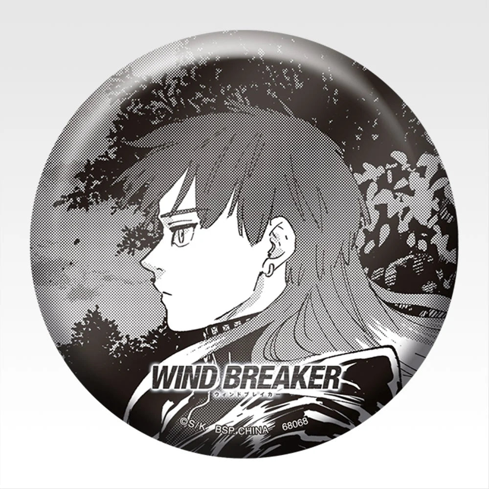 Ichiban Kuji Wind Breaker 5th Anniversary of the Original Work - E Prize Can Badge Complete Set of 6 Types