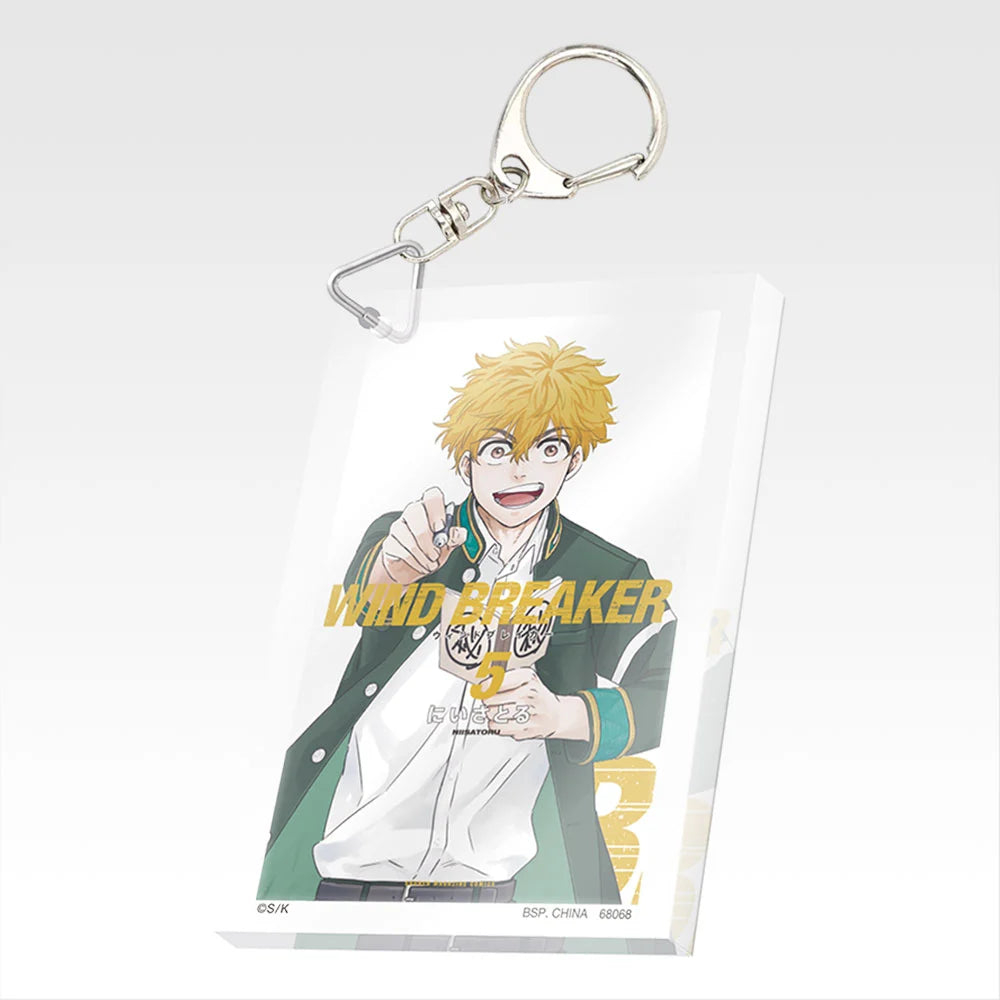 Ichiban Kuji Wind Breaker 5th Anniversary of the Original Work - F Prize Paperback Acrylic Keychain Complete Set of 22 Types