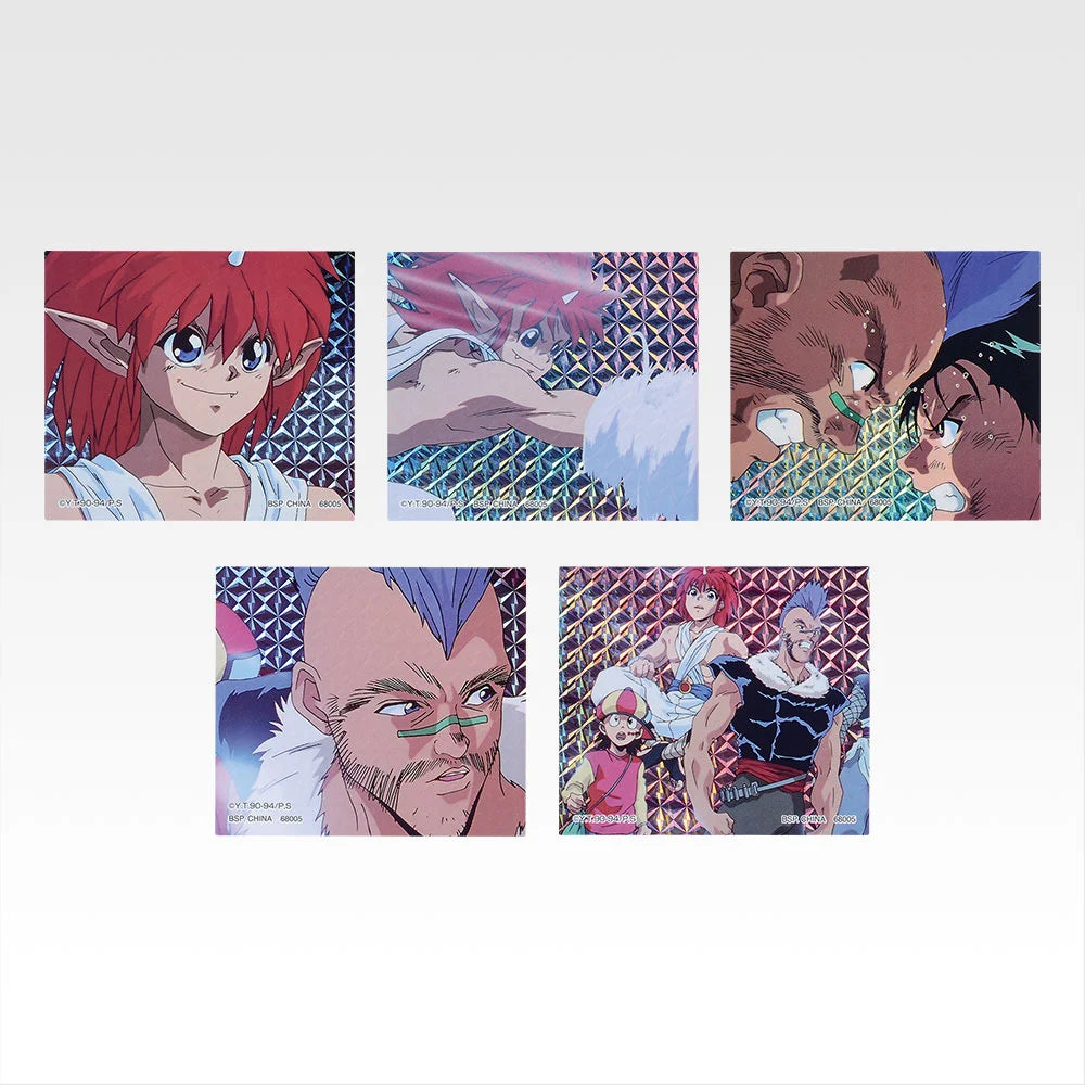 Ichiban Kuji Yu Yu Hakusho Dark Martial Arts Tournament Vol.3 - G Prize Flake Prism Stickers Complete Set of 8 Types