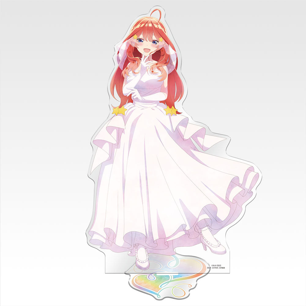 Ichiban Kuji the Quintessential Quintuplets With Love from the Quintuplets - F Prize Big Acrylic Stand Wedding Illustration