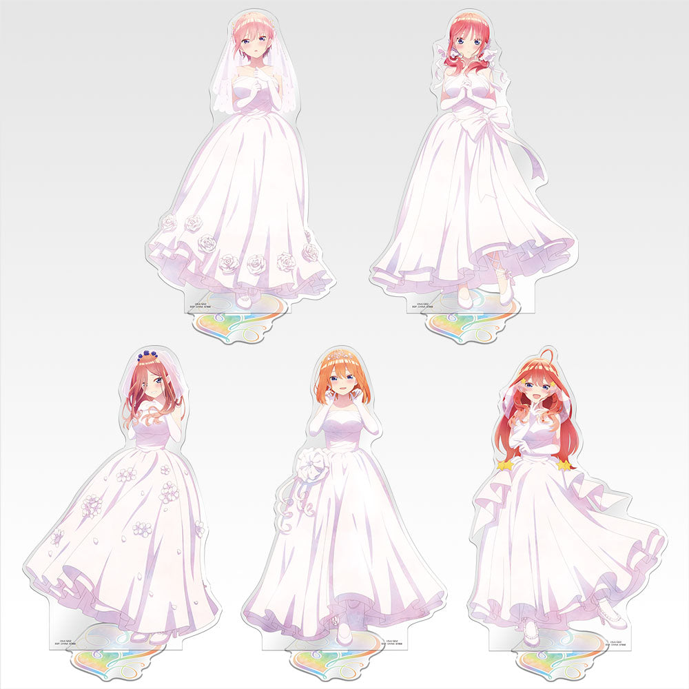 Ichiban Kuji the Quintessential Quintuplets With Love from the Quintuplets - F Prize Big Acrylic Stand Wedding Illustration