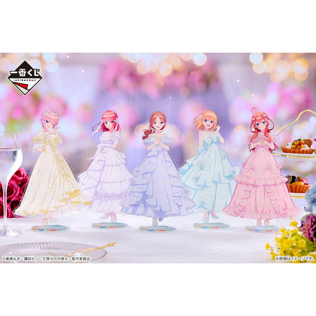 Ichiban Kuji the Quintessential Quintuplets With Love from the Quintuplets - H Prize Big Acrylic Stand Recolored Illustration