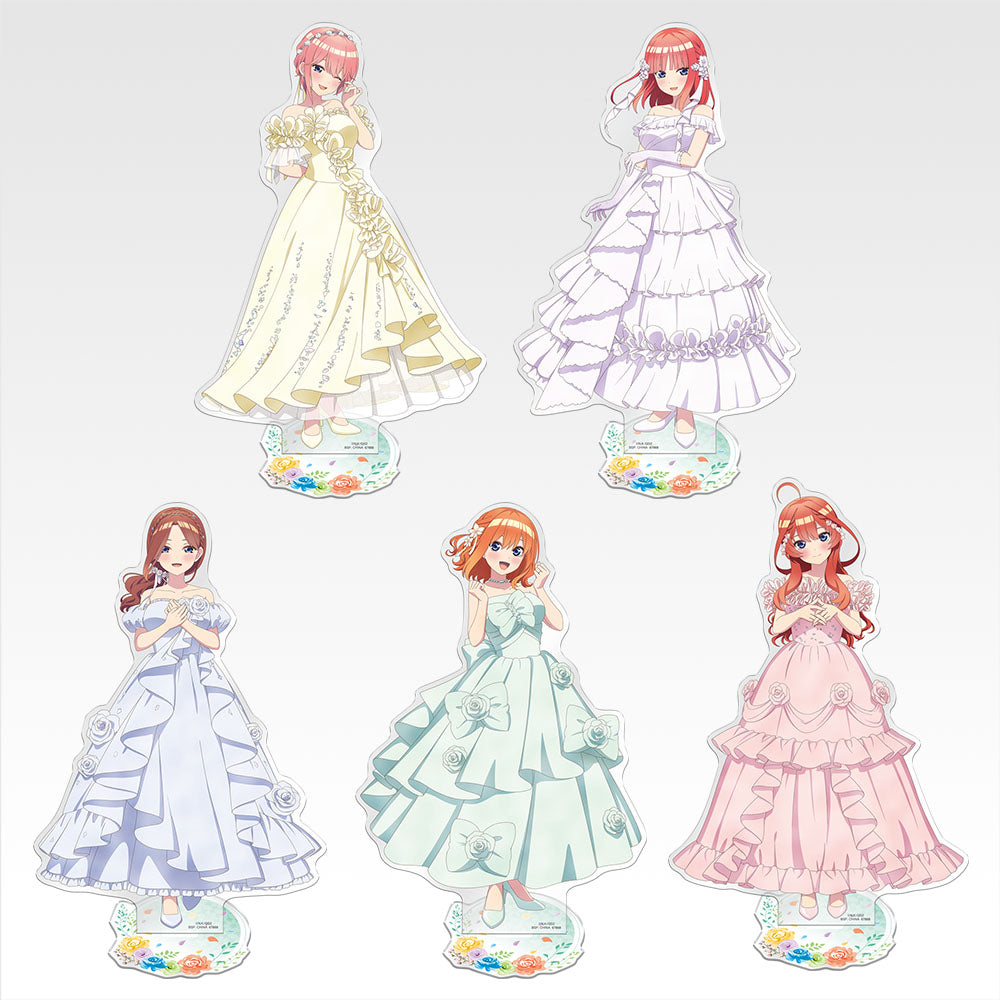 Ichiban Kuji the Quintessential Quintuplets With Love from the Quintuplets - H Prize Big Acrylic Stand Recolored Illustration