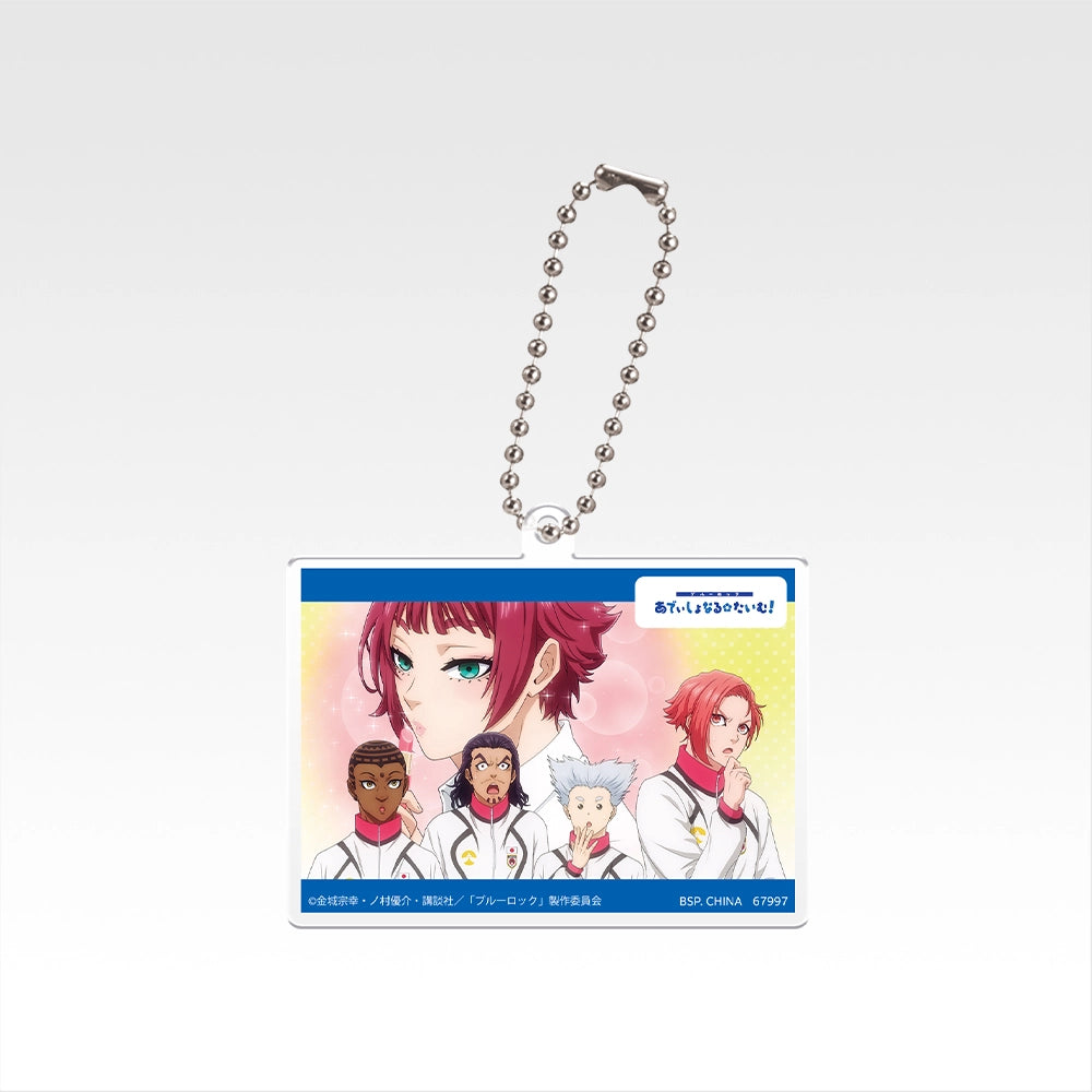 Ichiban Kuji Blue Lock Additional Time! - H Prize Scene Acrylic Charm Complete Set Of 7 Types