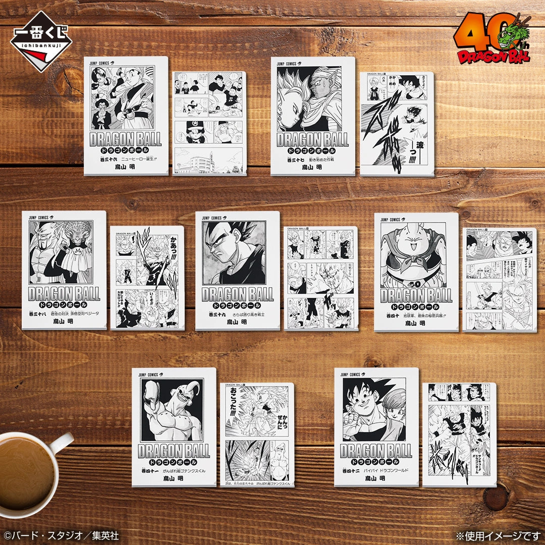 Ichiban Kuji Dragon Ball 40th Part 2 - G Prize Manga Clear Files Set Volume 22 to 42 (21 Types)