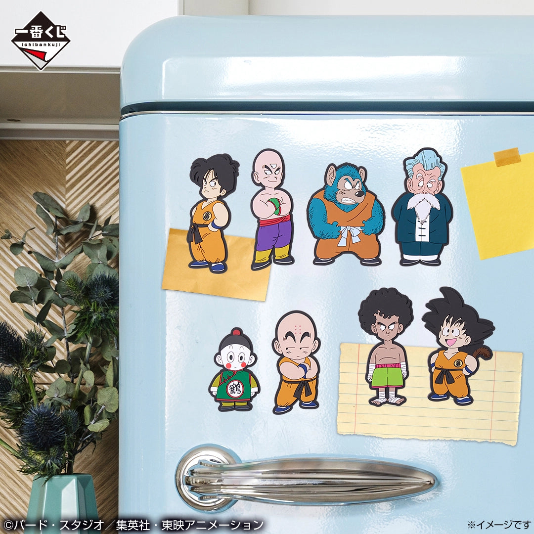 Ichiban Kuji Dragon Ball Battle of The Super Saiyan - H Prize Rubber Magnets Complete Set of 8 Types