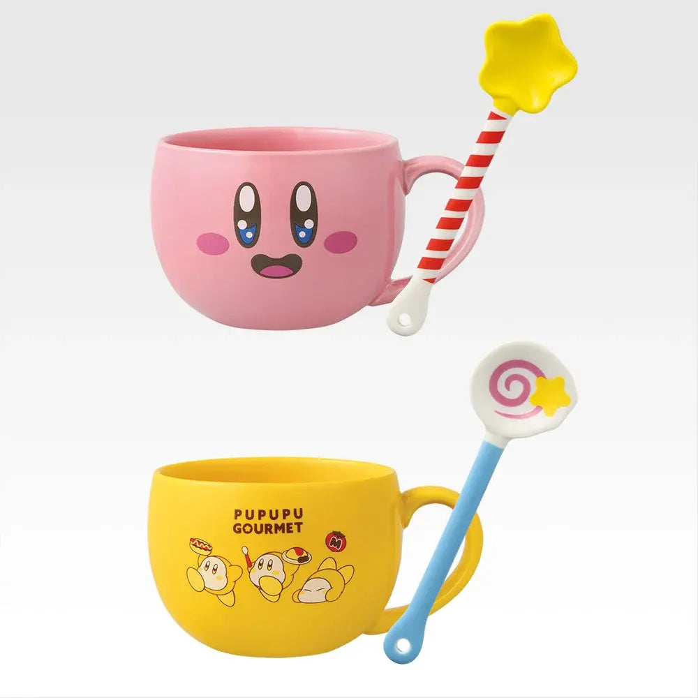 PUPUPU GOURMET 〜プププリミックス Kirby CaféPETIT Ichiban Kuji Kirby Pupupu Gourmet - C Prize A Relaxing Soup Mug