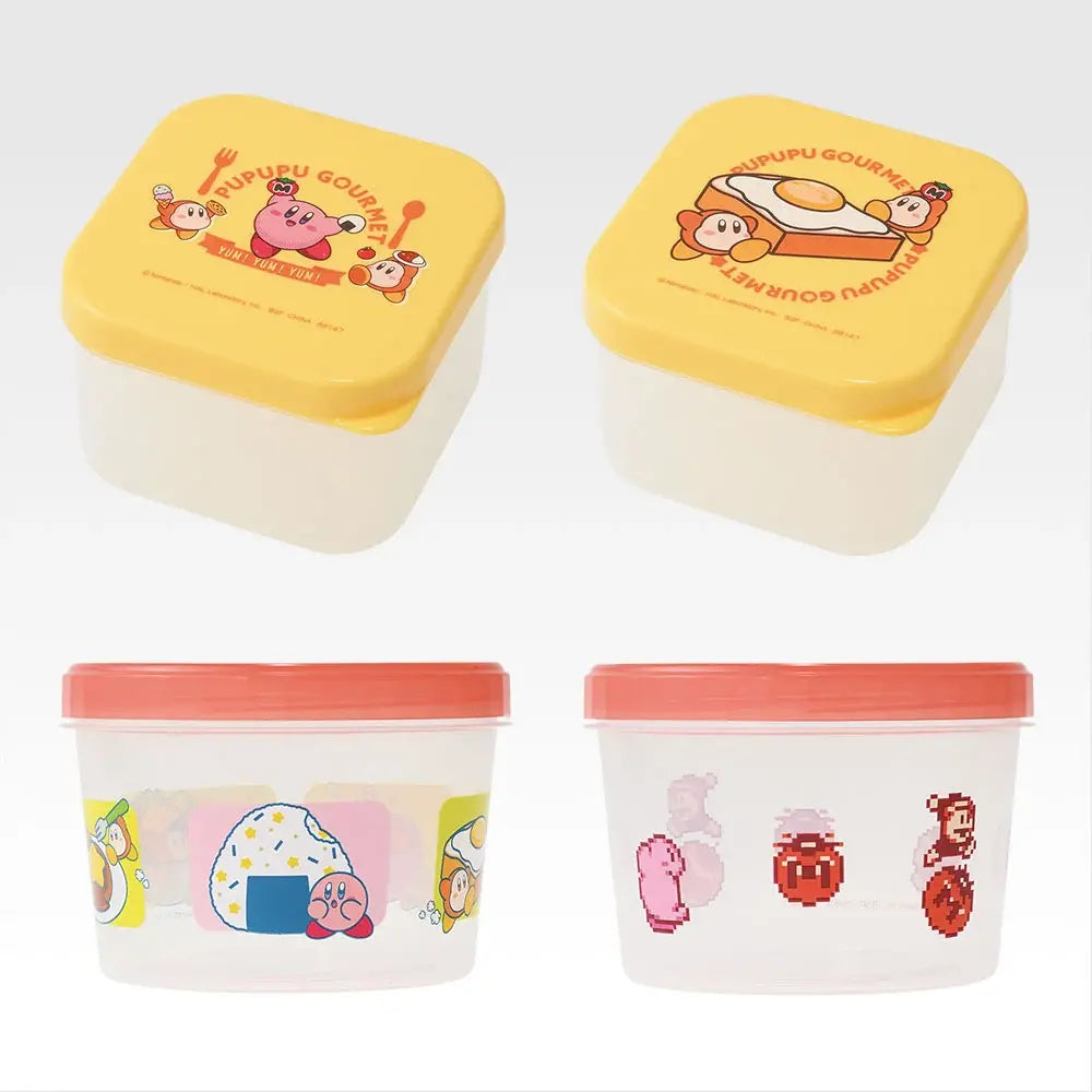Ichiban Kuji Kirby Pupupu Gourmet - D Prize Full-Stomach Stock Container Complete Set of 4 Types