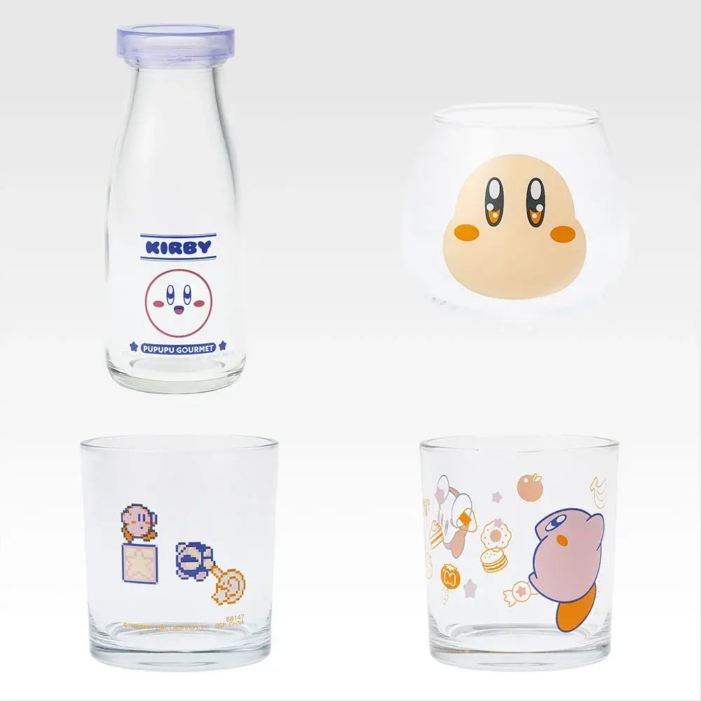 Ichiban Kuji Kirby Pupupu Gourmet - E Prize Collect Glass Collection (4 Types)