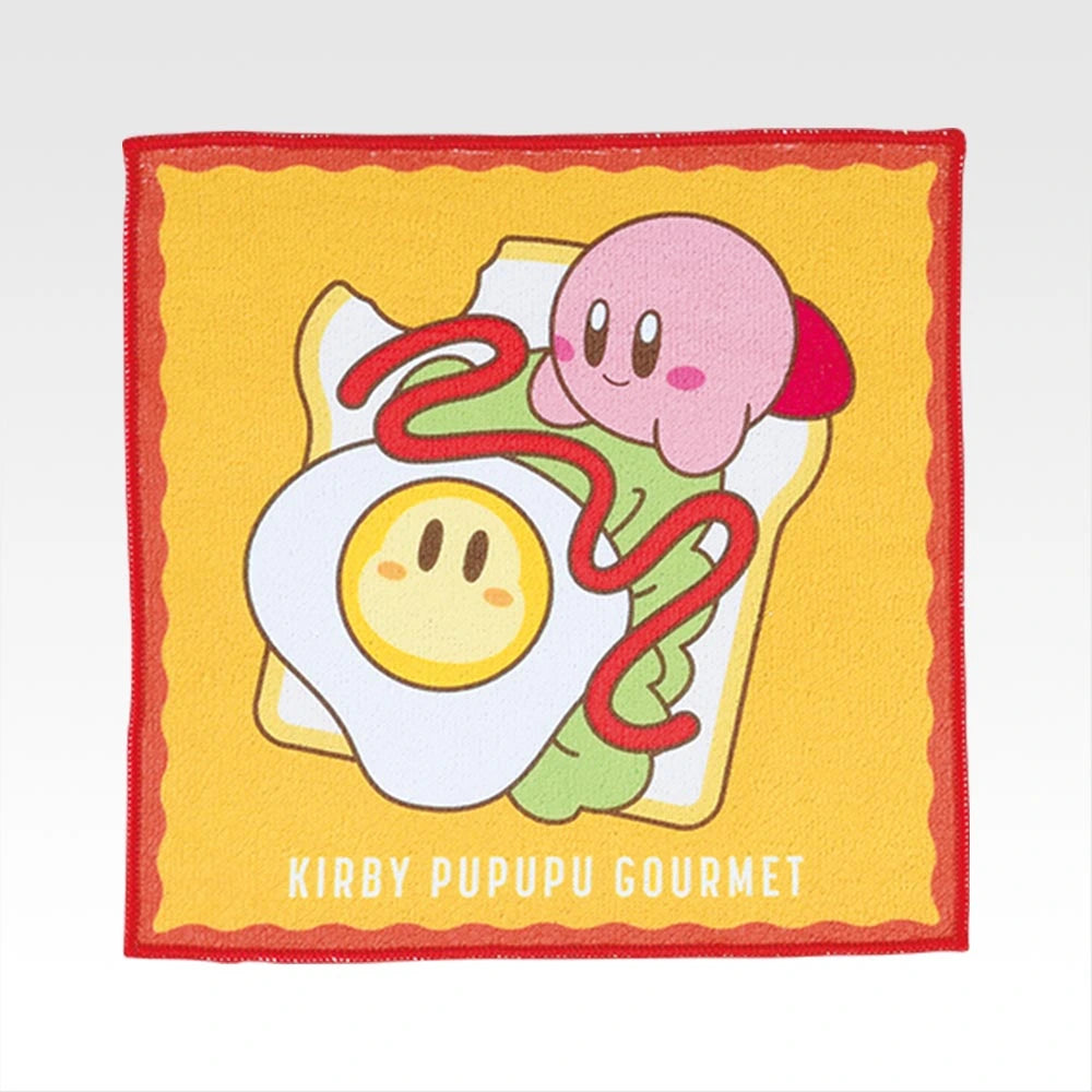 Ichiban Kuji Kirby Pupupu Gourmet - G Prize Mogumogu Towel Collection Complete Set of 6 Types