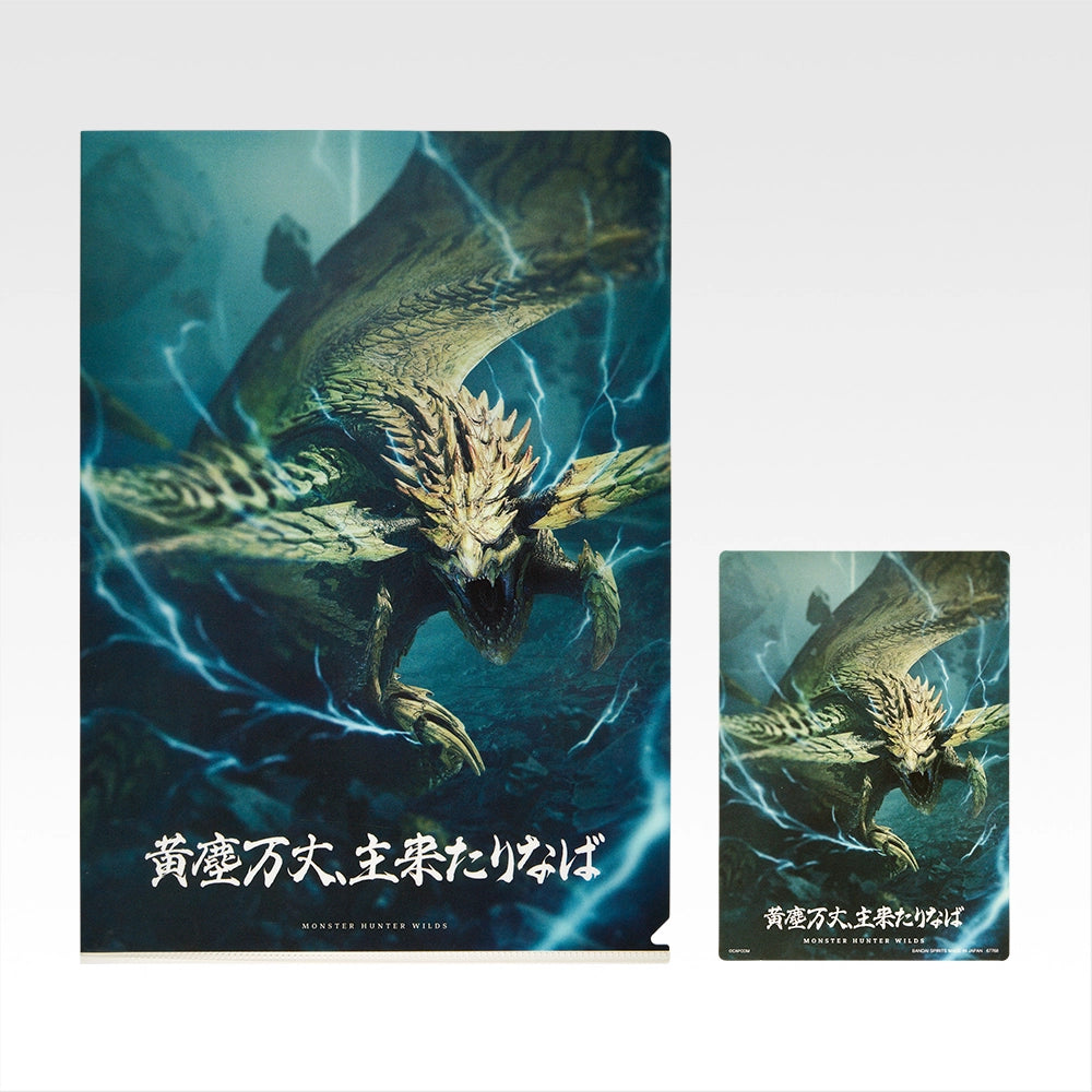 Ichiban Kuji Monster Hunter Wilds - G Prize Clear Files & Stickers Complete Set of 9 Types