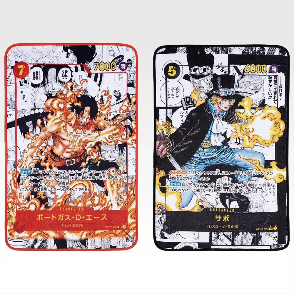 Ichiban Kuji One Piece Card Game - B Prize Card Design Blankets Duo Set