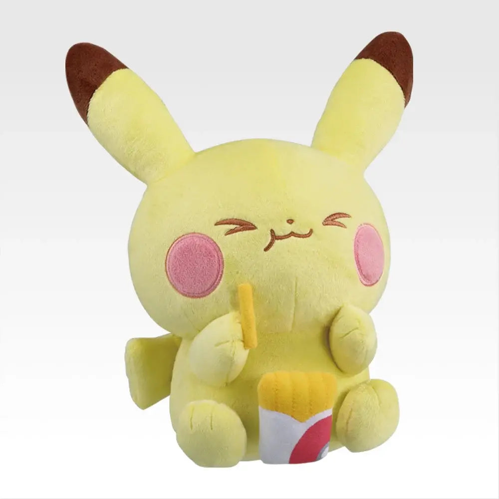 Ichiban Kuji Pokemon Poke Pieces Welcome to the PEACE Diner - B Prize Pikachu Plush Toy