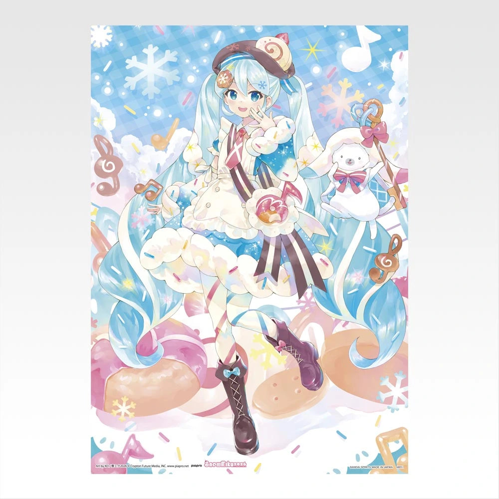 Ichiban Kuji Snow Miku All Stars - S Prize Clear Posters (16 Types)