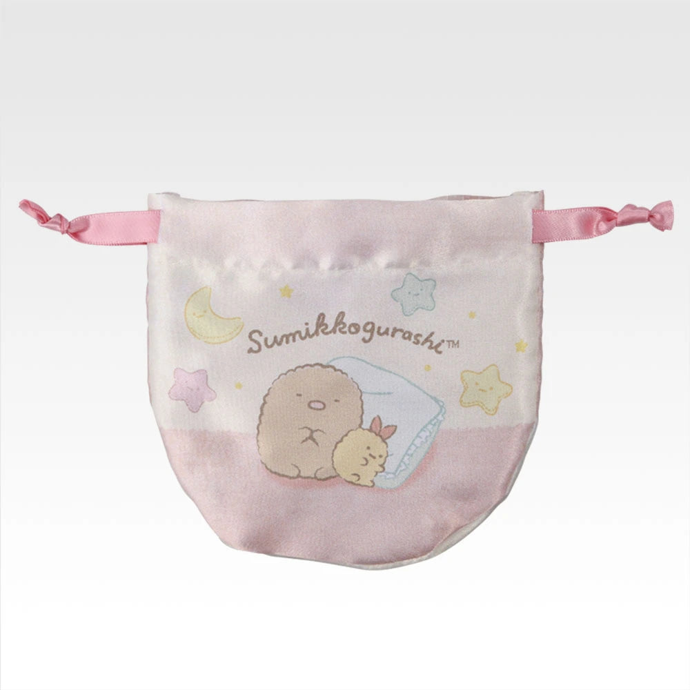 Ichiban Kuji Sumikko Gurashi A Night's Break with Sumikko - H Prize Drawstring Bags Collection Complete Set of 6 Types