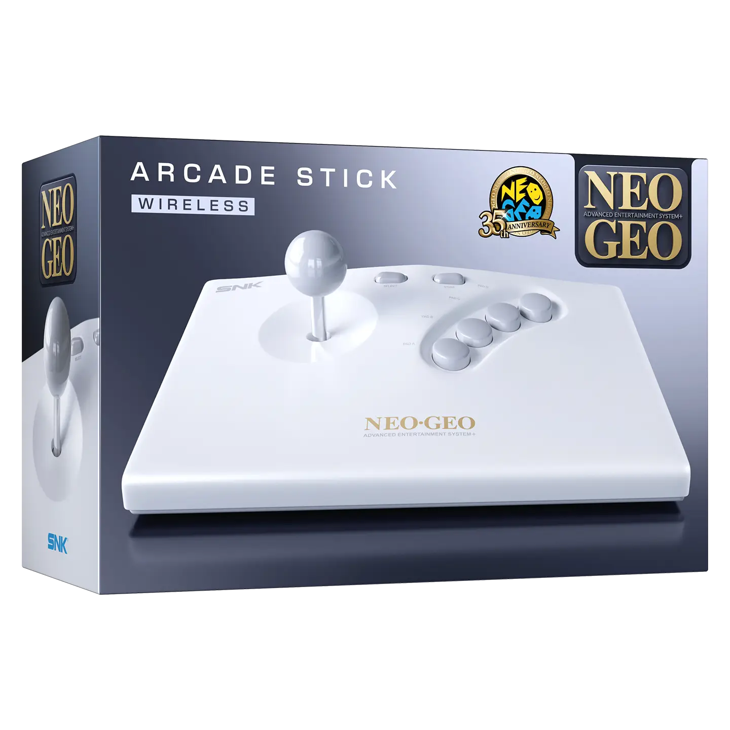 Japanese Version - NEOGEO AES+ Arcade Stick White [Pre-Order Nov Japanese Version - NEOGEO AES+ Arcade Stick White [Pre-Order Nov