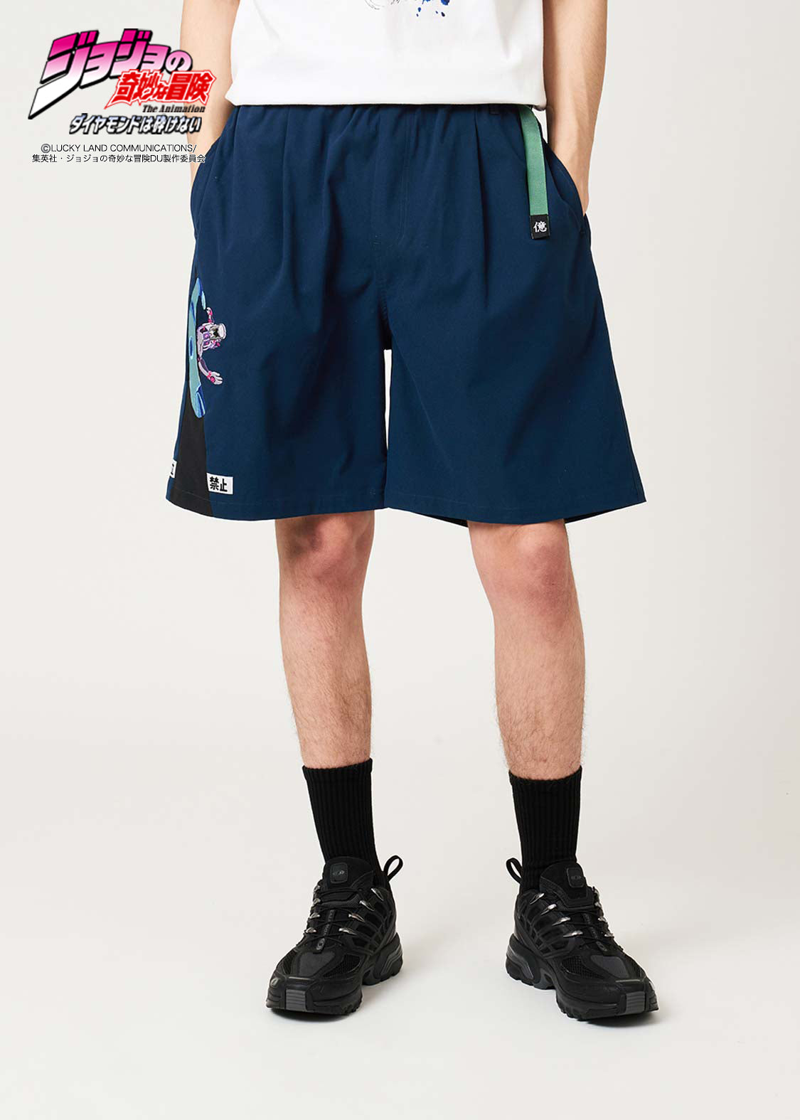 JoJo's Bizarre Adventure x Graniph Fashion Collection - Okuyasu Nijimura Shorts