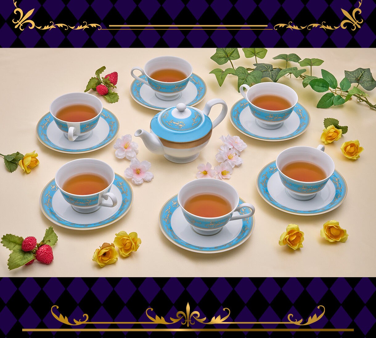 JoJo's Bizarre Adventure - Golden Wind Teapot & Teacup Set