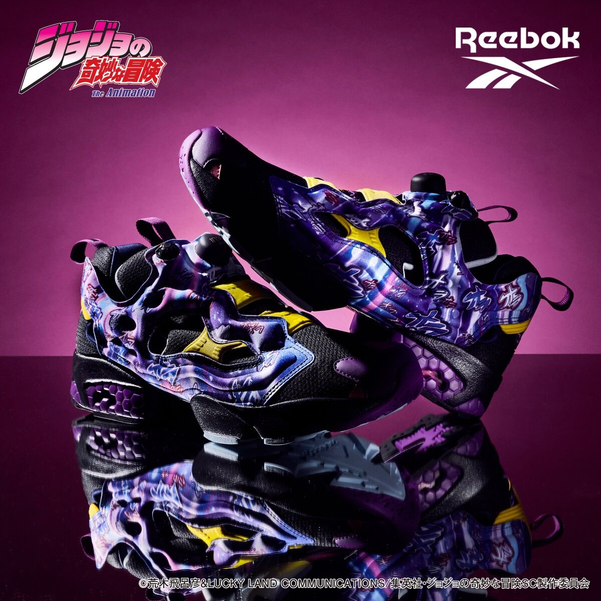 シューズ JOJOshop JoJo's Bizarre Adventure Stardust Crusaders x Reebok Collaboration