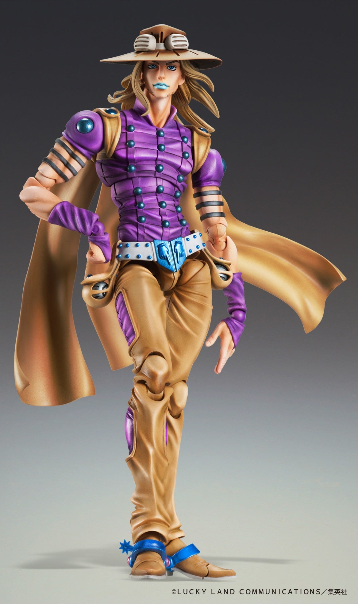 Jojo's Bizarre Adventure Part.VII Steel Ball Run Super Action Statue - Gyro Zeppeli Ver. 1.5