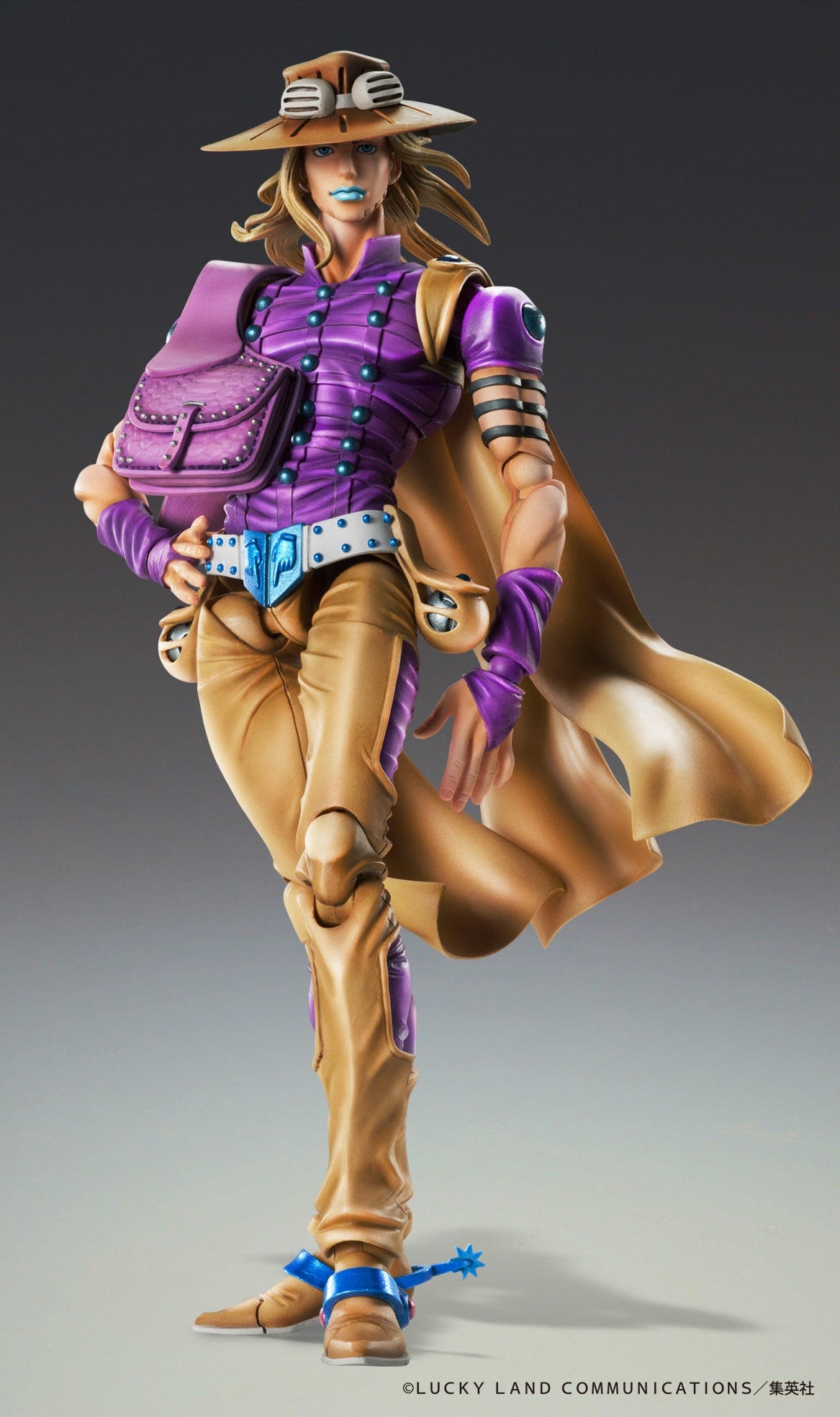 Jojo's Bizarre Adventure Part.VII Steel Ball Run Super Action Statue - Gyro Zeppeli Ver. 1.5