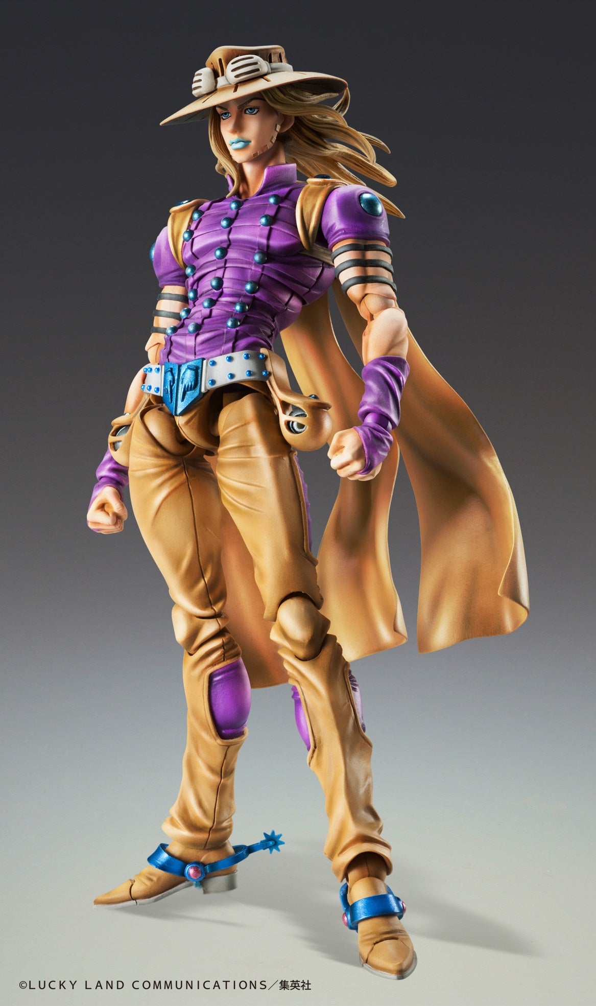 Jojo's Bizarre Adventure Part.VII Steel Ball Run Super Action Statue - Gyro Zeppeli Ver. 1.5