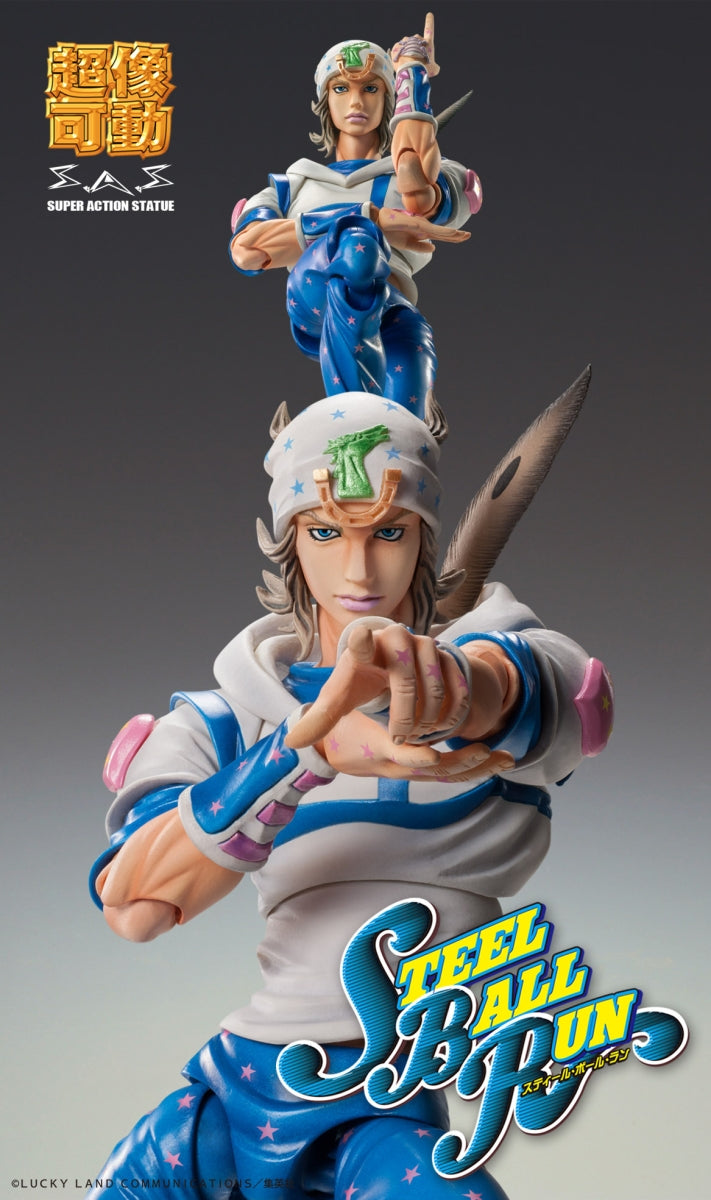 Jojo's Bizarre Adventure Part.VII Steel Ball Run Super Action Statue - Jonnhy Joestar