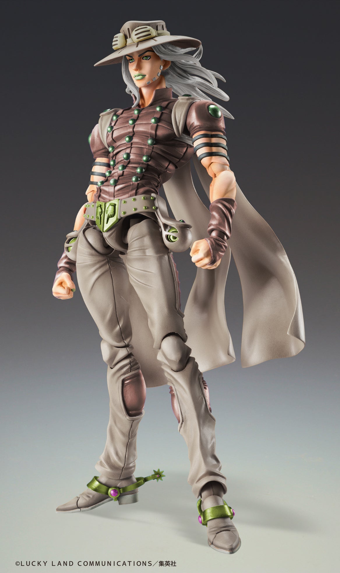 Jojo's Bizarre Adventure Super Action Statue - Part VII Steel Ball Run Gyro Zeppeli Third