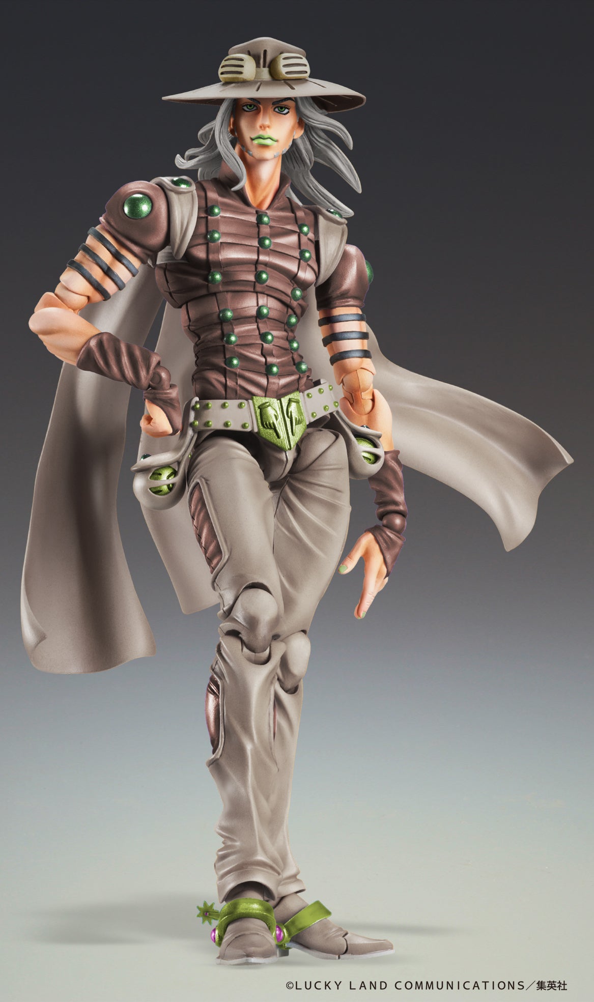 Jojo's Bizarre Adventure Super Action Statue - Part VII Steel Ball Run Gyro Zeppeli Third