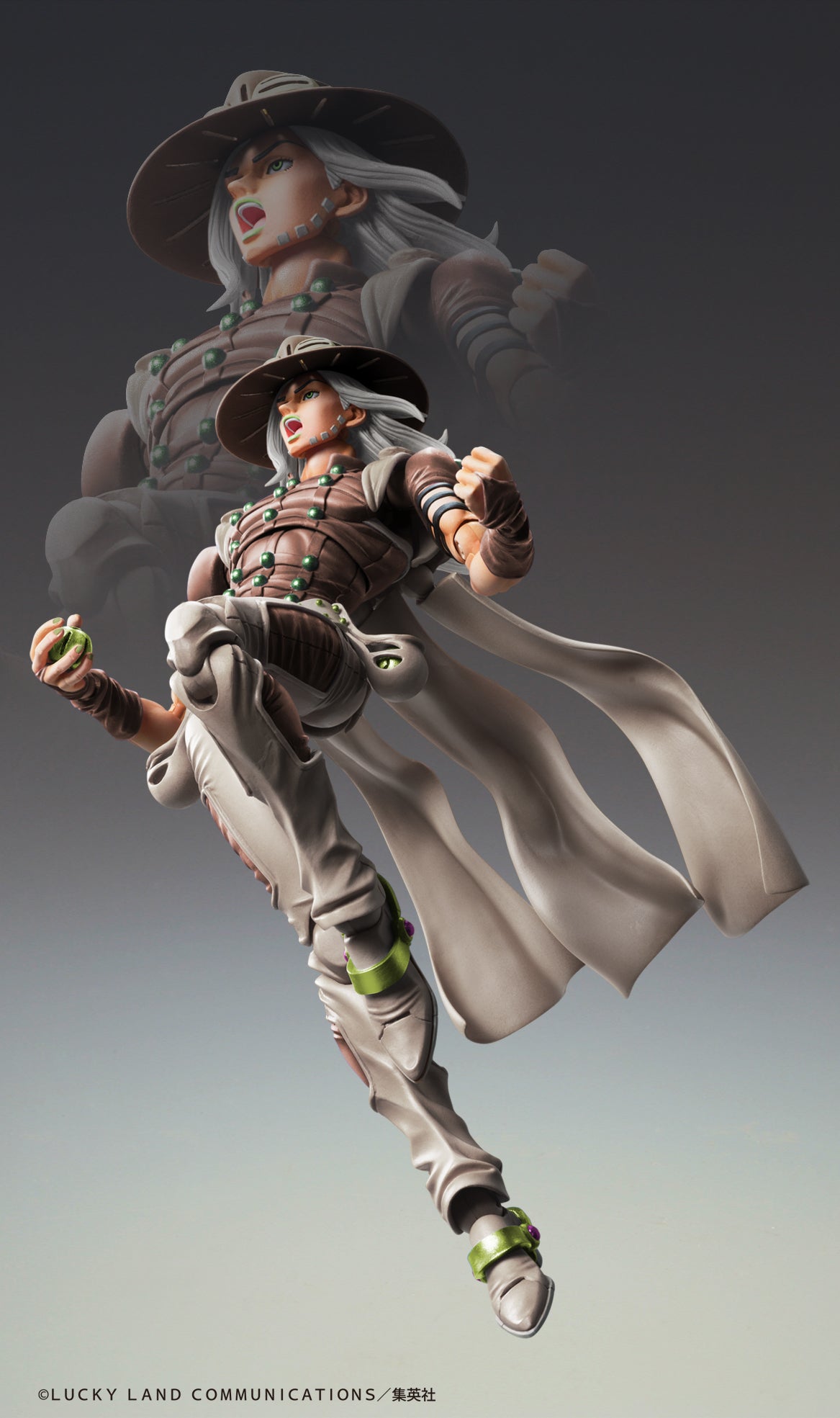 Jojo's Bizarre Adventure Super Action Statue - Part VII Steel Ball Run Gyro Zeppeli Third
