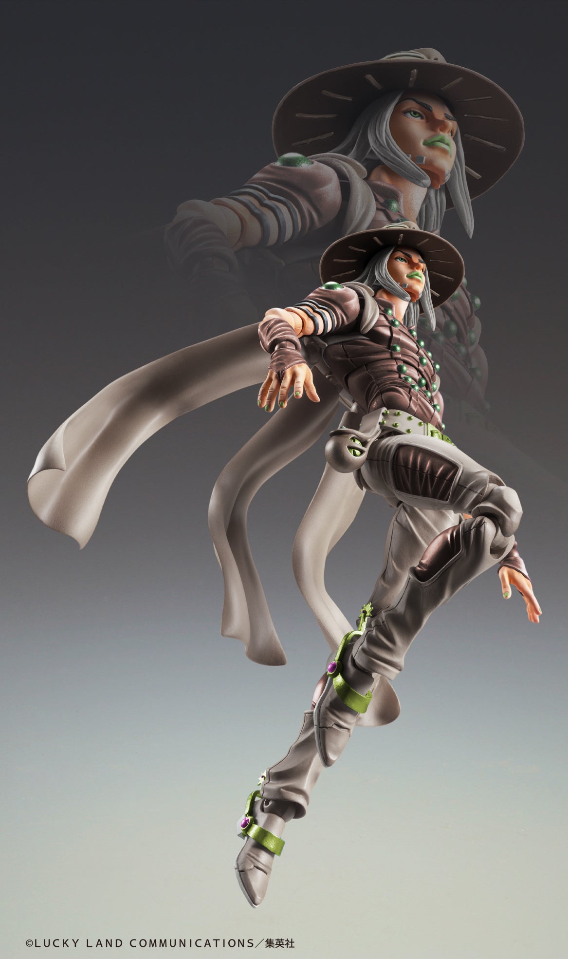 Jojo's Bizarre Adventure Super Action Statue - Part VII Steel Ball Run Gyro Zeppeli Third