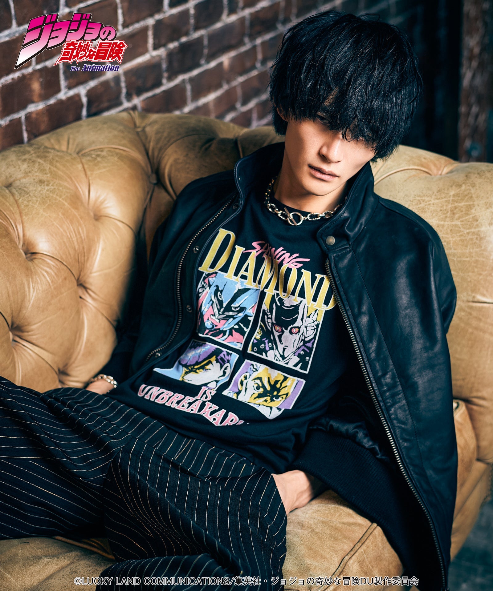 Jojo's Bizarre Adventure x Glamb Fashion Collection - Crazy Diamond vs Killer Queen T-Shirt